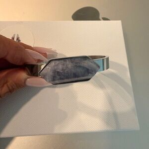 Aura Silver Cuff Bracelet